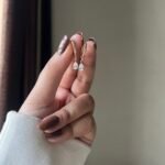 Droplet Solitaire Earrings - Image 2