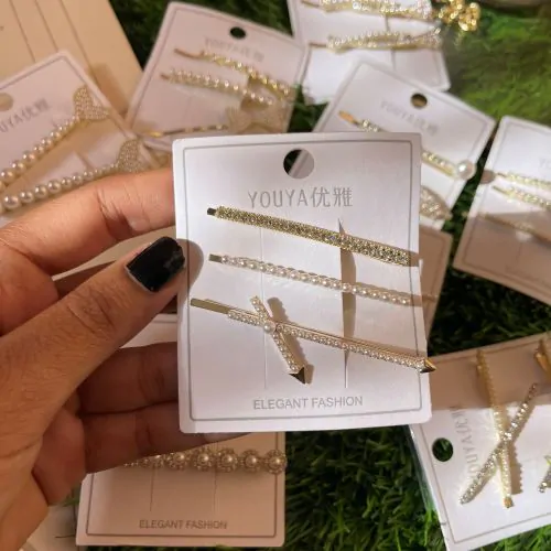 Pearl Clips (Set of 3) - Image 2