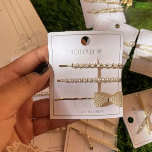 Pearl Clips (Set of 3) - Image 3