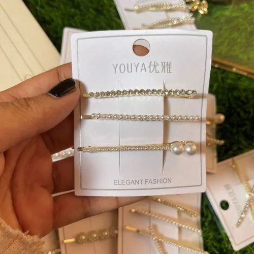 Pearl Clips (Set of 3) - Image 4