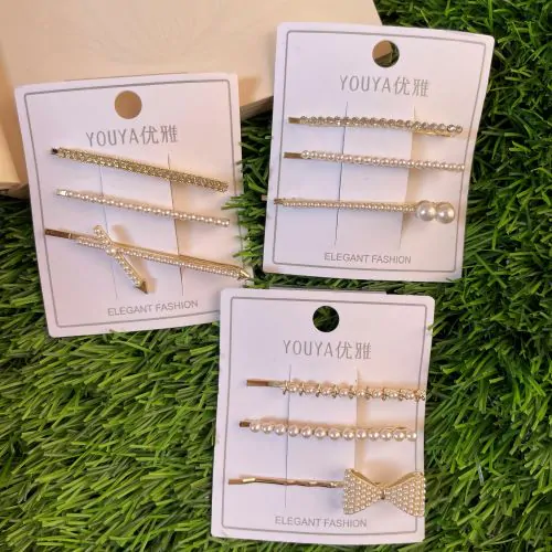 Pearl Clips (Set of 3) - Image 1
