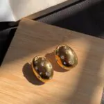 Vanilla Studded Solid Earrings