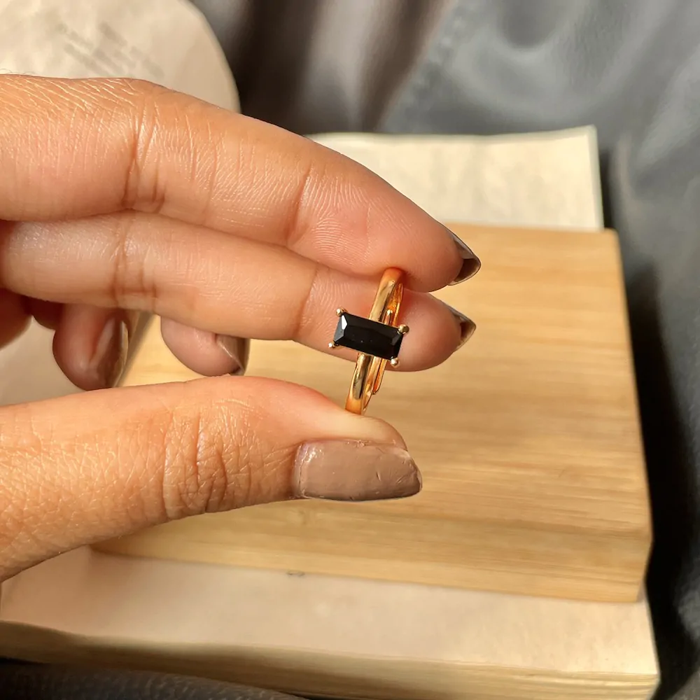 Amora (Black) Ring - Image 2