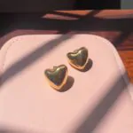 Statement Heart Studs