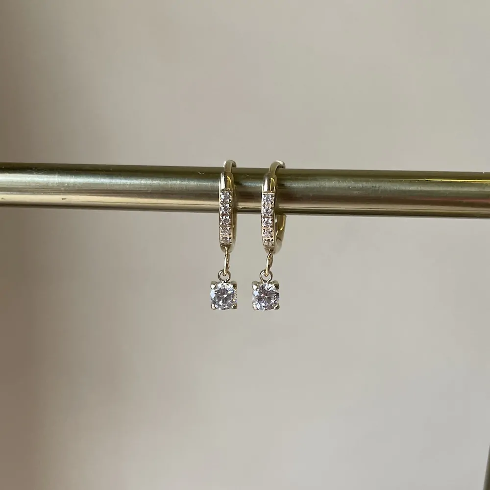 IMG_6862 Solitaire Earrings - Image 1