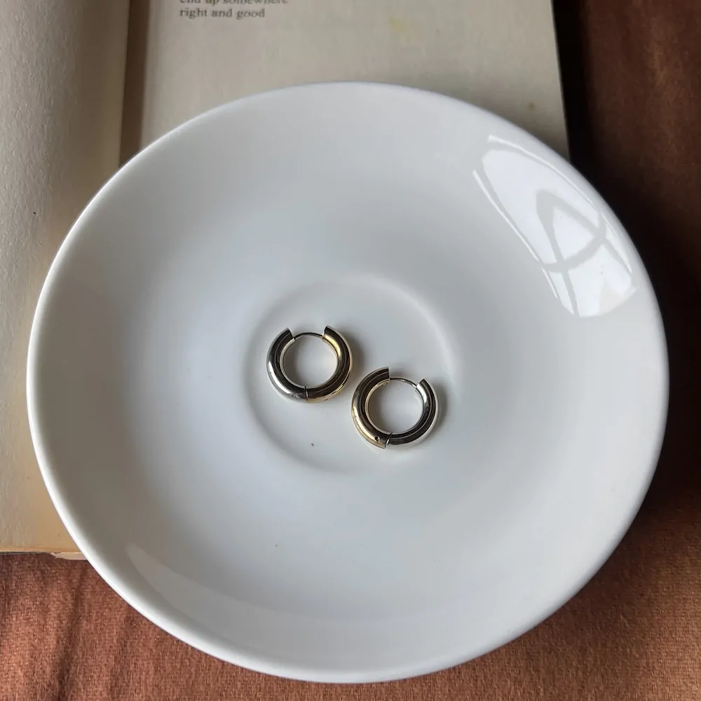 Half n Half Hoops - Image 1